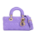 D-Joy Small, &pound;2,800, Handbags, Purple, Leather, Front view